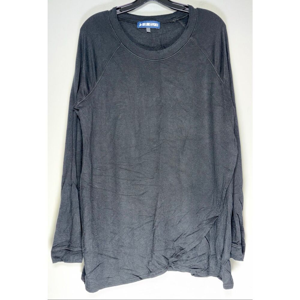 Black maternity / nursing top XL